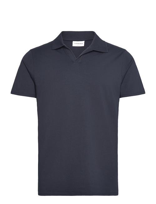 Stretch Polo Shirt S/S Lindbergh Navy