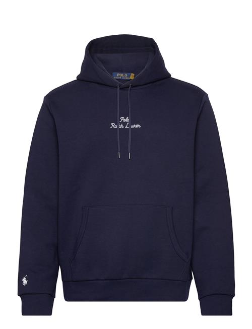 Logo Double-Knit Hoodie Polo Ralph Lauren Navy