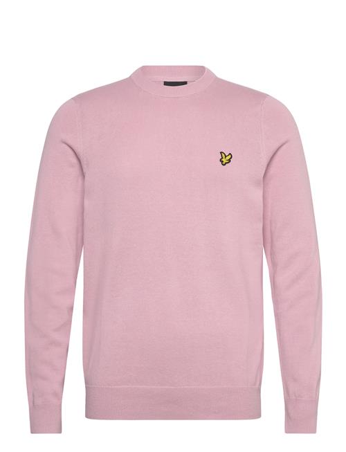 Cotton Crew Neck Jumper Lyle & Scott Pink