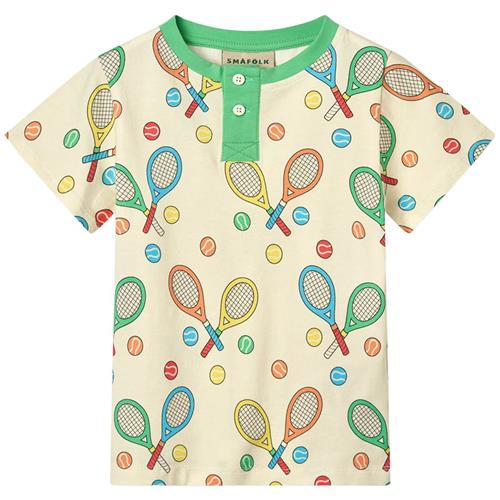 Småfolk T-Shirt With Rackets Marshmallow Rackets T-shirt Marshmallow |  | 1-2 years