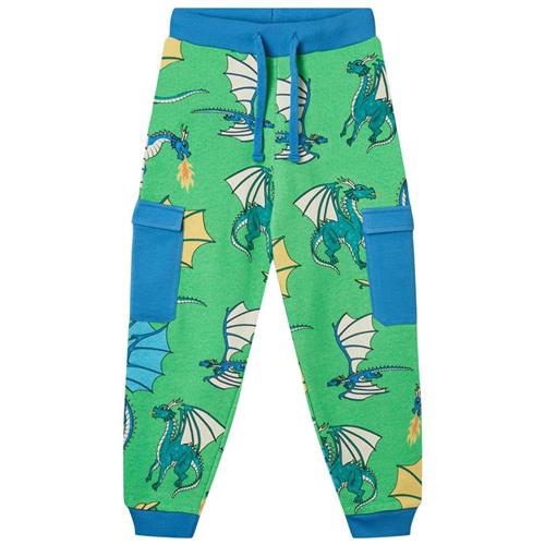 Småfolk Flying Dragons Joggingbukser Clover 5-6 Y  Grøn  5-6 år  mand