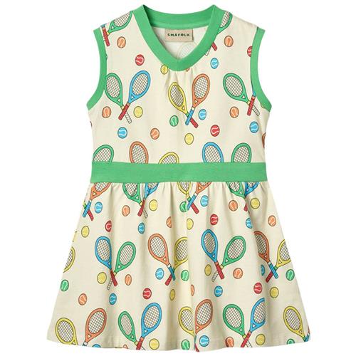 Småfolk Rackets Kjole Marshmallow 3-4 Y  Creme  3-4 år  kvinde