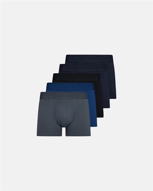 Tights "gunnar" 5-pak | Økologisk bomuld | Blå/grå