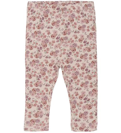 Se Minymo Leggings - Rib - Peach Whip ved KidsWorld