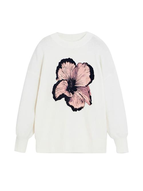 Desigual Pullover  gammelrosa / pastelpink / sort / hvid