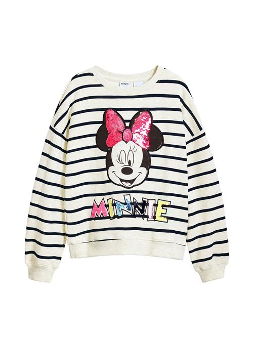 Desigual Sweatshirt 'Minnie Mouse'  blandingsfarvet / hvid