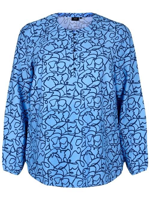 Zizzi Bluse 'Caava'  blå