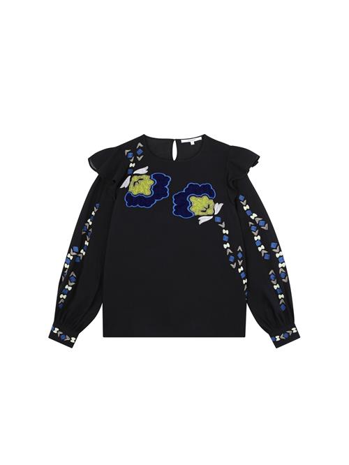 Se Scalpers Shirts ' Flower '  navy / blandingsfarvet ved About You