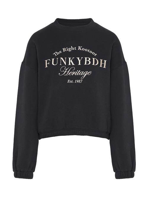 Funky Buddha Sweatshirt  sort / hvid