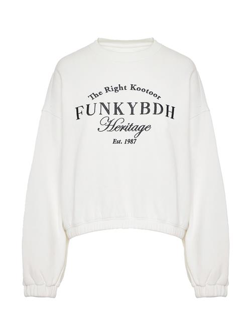 Funky Buddha Sweatshirt  sort / hvid