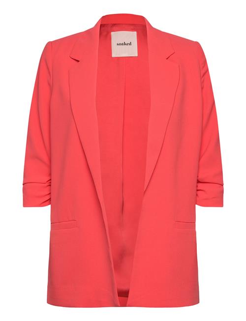 Slshirley Blazer Soaked In Luxury Coral