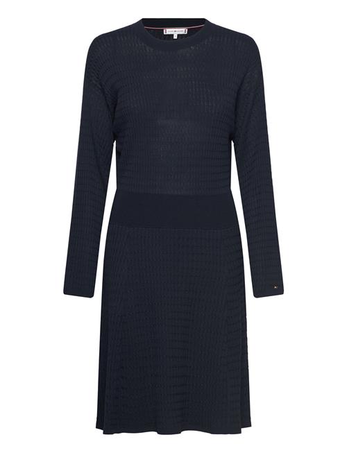 Micro Cable F&F Dress Tommy Hilfiger Black