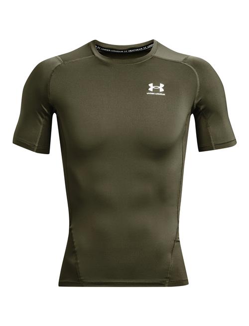 Ua Hg Armour Comp Ss Under Armour Khaki