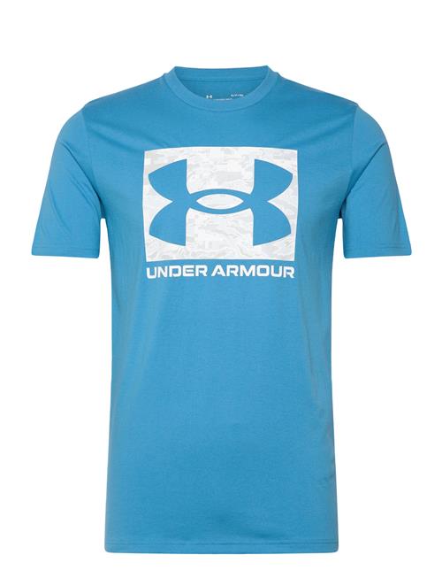 Ua Abc Camo Boxed Logo Ss Under Armour Blue