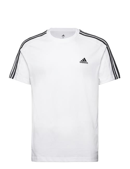 Essentials Single Jersey 3-Stripes T-Shirt Adidas Sportswear White