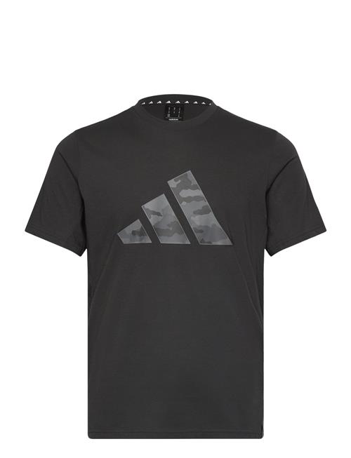 Adidas Train Essentials Camo Graphic Logo T-Shirt Adidas Performance Black