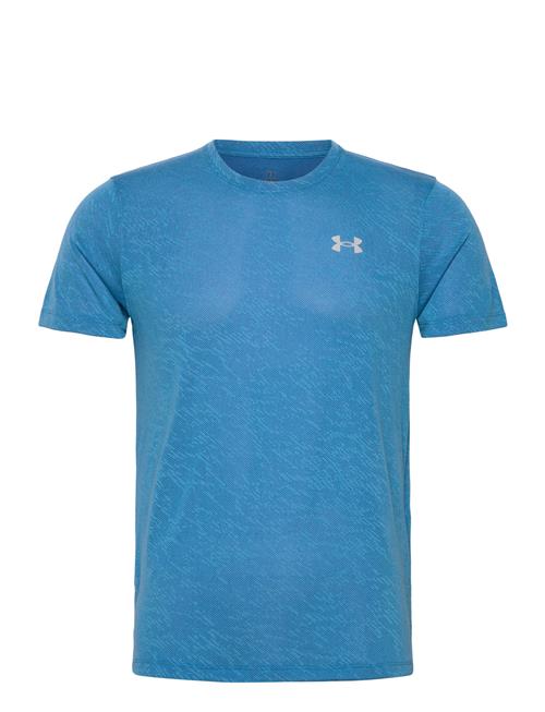 Ua Launch Camo Shortsleeve Under Armour Blue