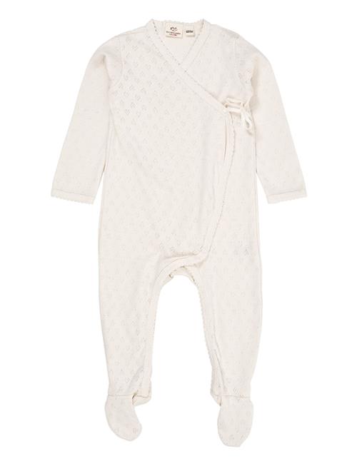 Pointelle Cross-Over Full Body Copenhagen Colors Cream