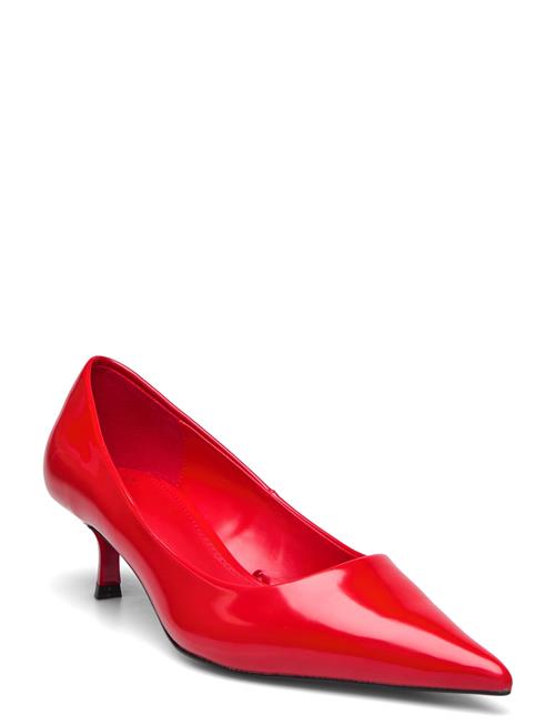 Kitten Heel Shoes Mango Red