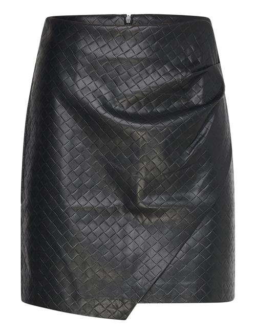 Lawrence Faux Leather Skirt Dante6 Black