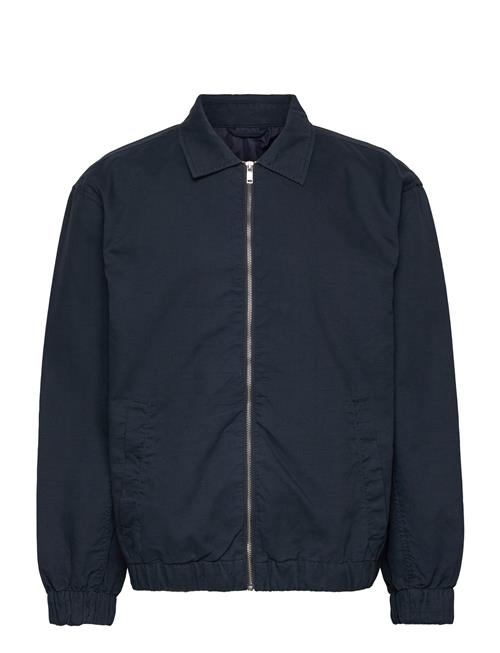 Zip Through Overshirt Lindbergh Navy