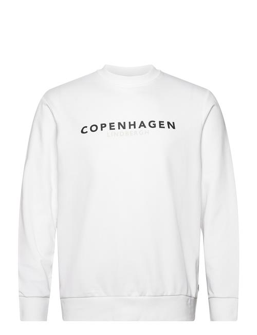 O-Neck Printed Sweat Lindbergh White