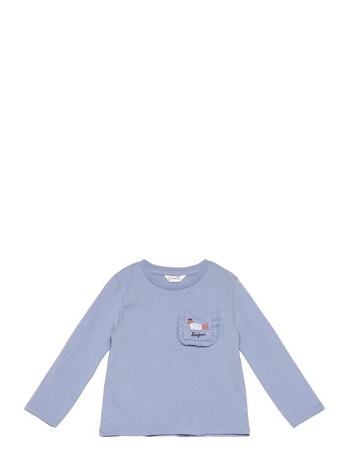 Patch Pocket T-Shirt Mango Blue