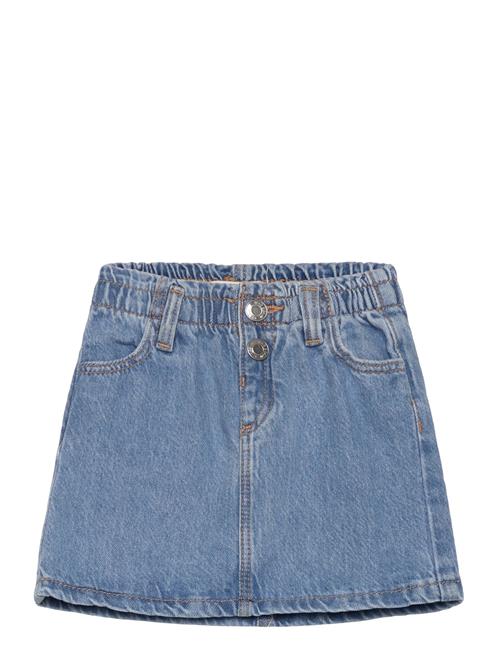 Denim Short Skirt Mango Blue