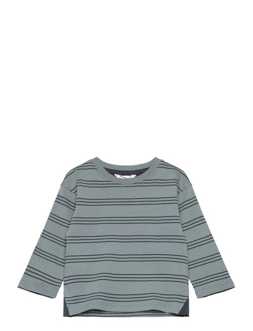 Triple-Striped T-Shirt Mango Blue