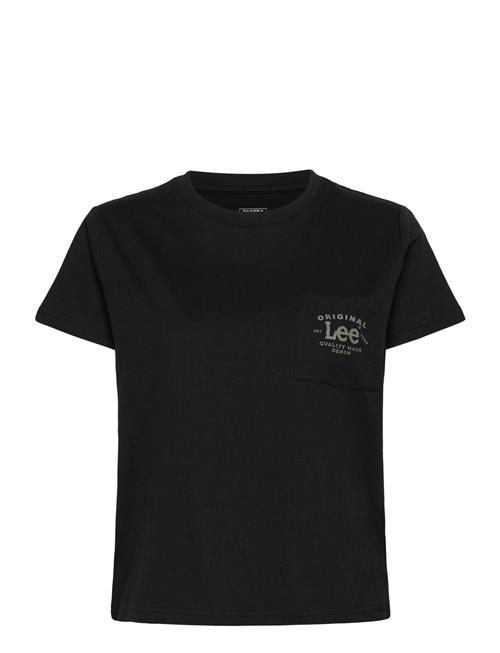 Logo Pocket Tee Lee Jeans Black