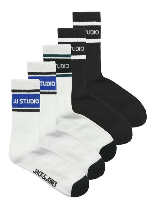 Jack & Jones Jachugh Tennis Socks 5 Pack Jnr Jack & J S White