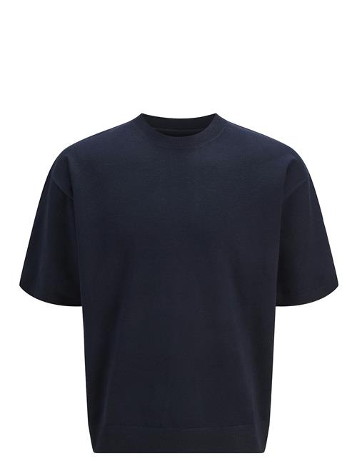 Jack & Jones Jprblabradfort Knit Crew Neck Ss Sn Jack & J S Navy