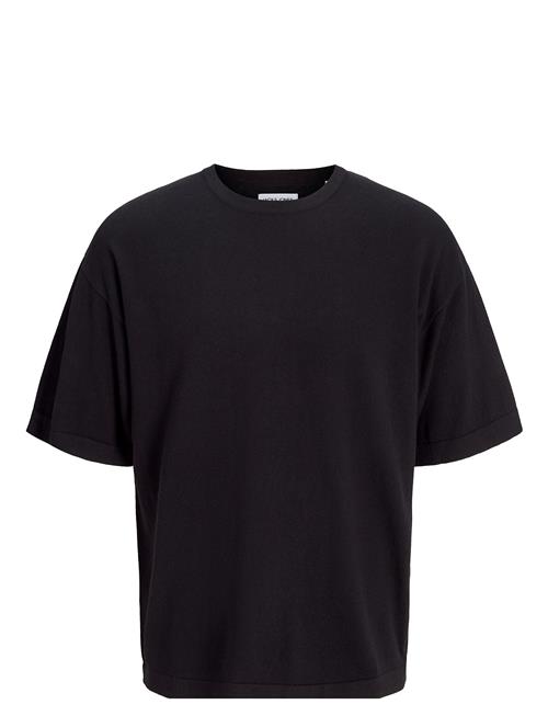 Jack & Jones Jjeemil Knit Tee Ss Ln Jack & J S Black