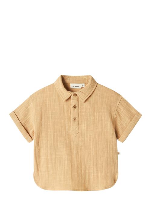 Nmmdawson Ss Loose Shirt Lil Lil'Atelier Beige