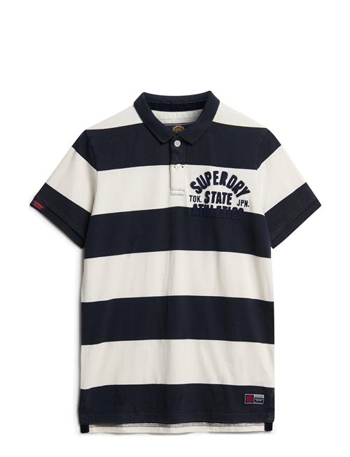 Vintage Athletic Jersey Polo Superdry Navy