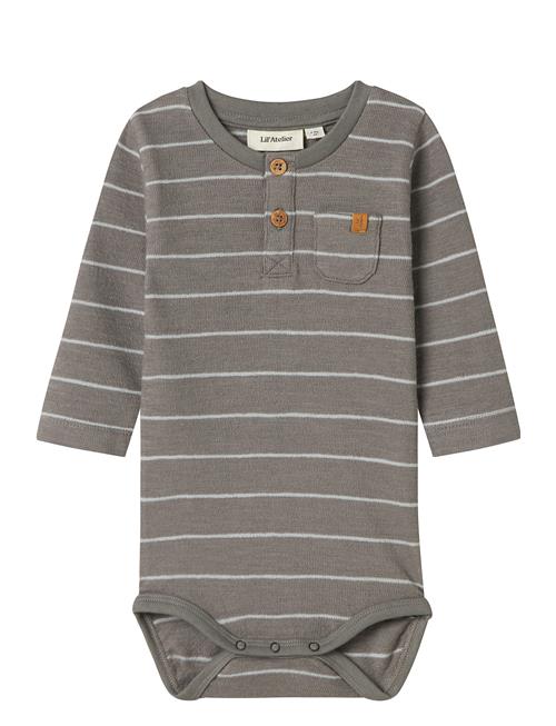 Nbmsalim Ls Slim Body Lil Lil'Atelier Grey