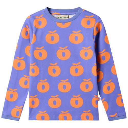 Småfolk Apples Langærmet T-shirt Purple Delight | Lilla | 3-4 years