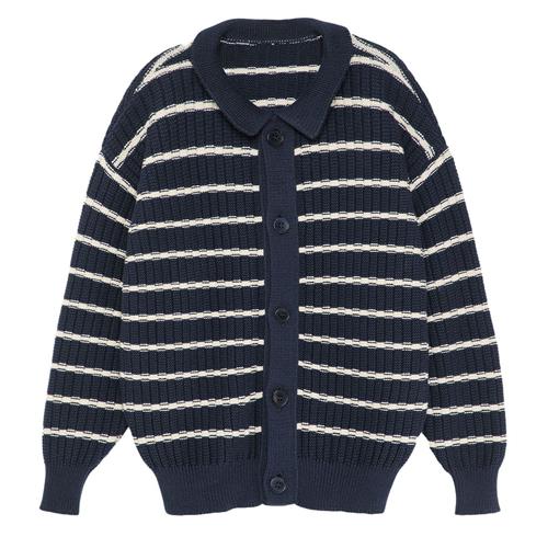 True Artist Nº03 Cardigan Navy Blue | Blå | 4-5 years