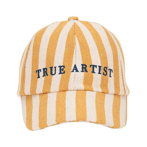 True Artist Nº01 Naples Hætte Yellow Stripes 52 cm  Gul  52 cm  Unisex