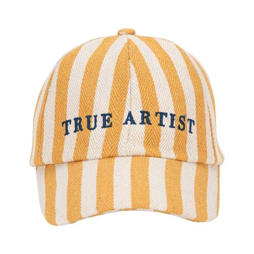 True Artist Nº01 Naples Hætte Yellow Stripes | Gul | 52 cm