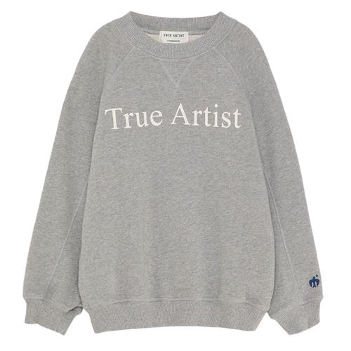 True Artist Nº01 Sweatshirt Melange Gray 6-7 Y  Grå  6-7 år  Unisex
