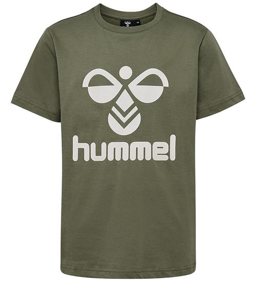 Hummel T-shirt - hmlTres - Olivine