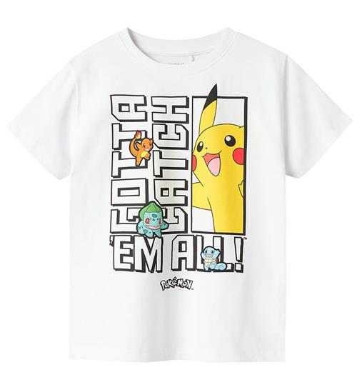 Name It T-shirt - NkmFlame Pokemon - Bright White