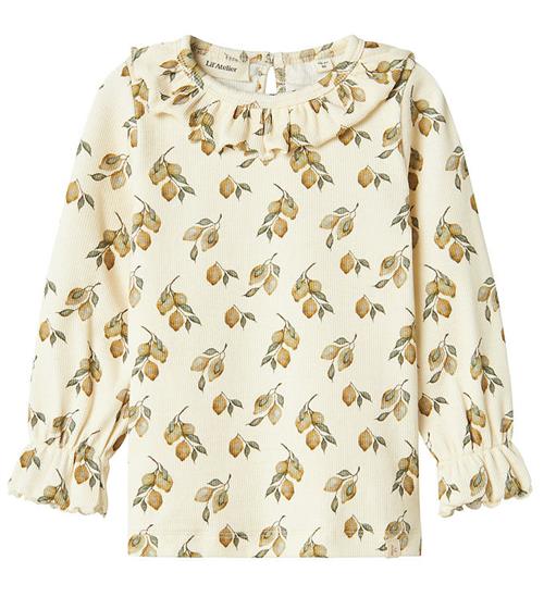 Lil Atelier Lil' Atelier Bluse - NmfGavo - Turtledove/Lemon