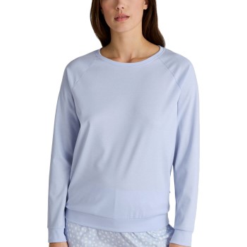 Calida Favourites Sleep Shirt Long-Sleeve Lyseblå bomuld Small Dame