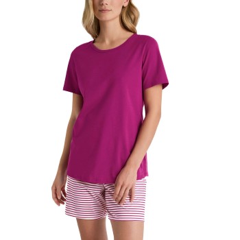 Calida Marine Dreams Short Pyjamas Rosa Mønster  bomuld Medium Dame