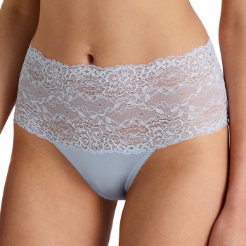 Calida Trusser Sensual Secrets Highwaist Slip Lyseblå Large Dame