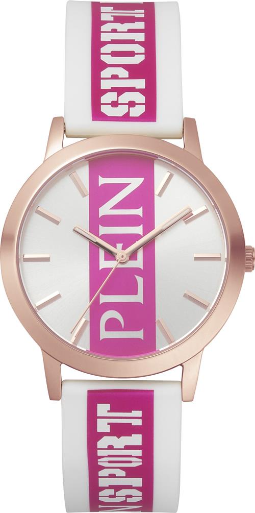 Plein Sport Analogt ur ' LEGEND '  rosa guld / pink / hvid