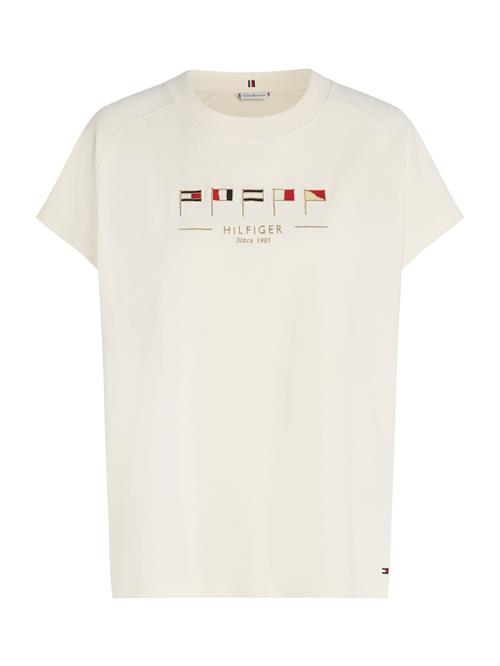 Se TOMMY HILFIGER Shirts 'SAIL FLAGS'  beige / ecru / navy / rød ved About You