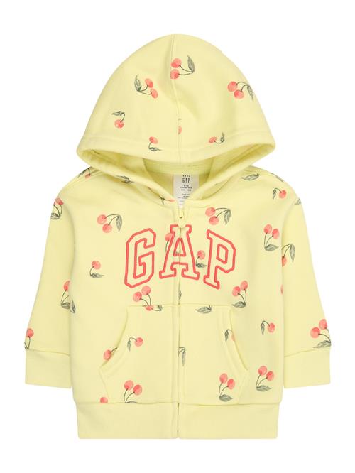 GAP Sweatjakke  gul / grøn / rød